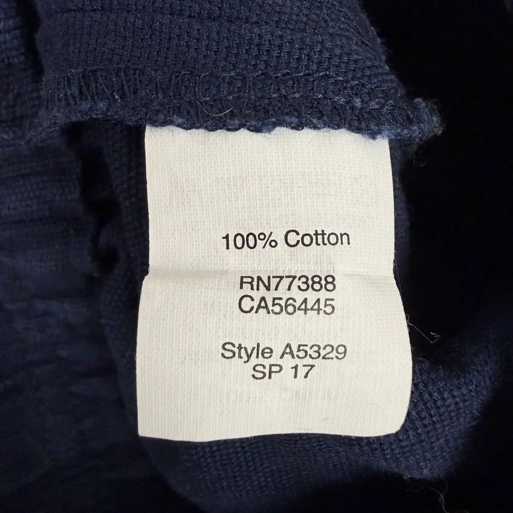 J Crew Pull On Shorts size 4 Cotton Dark Blue - Picture 5 of 6